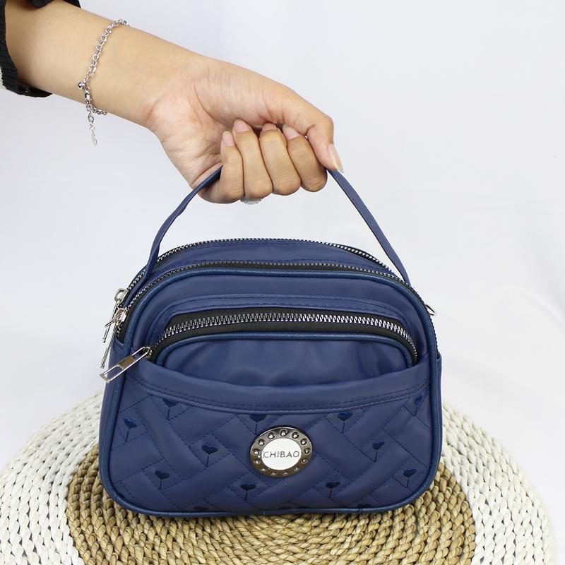 Luna Aura Tas Slempang Jinjing Wanita Pompom Leona 4 Ruang Slingbag Wanita Terbaru Tas ootd 2
