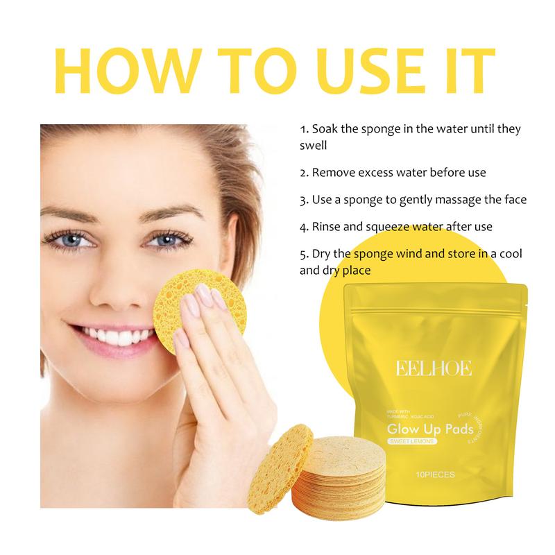 Product Introduction of Turmeric Cleansing Pad Deeply Cleanses Skin, Removes Dirt, Controls Oil and Softens Exfoliated, Tender Skin 17