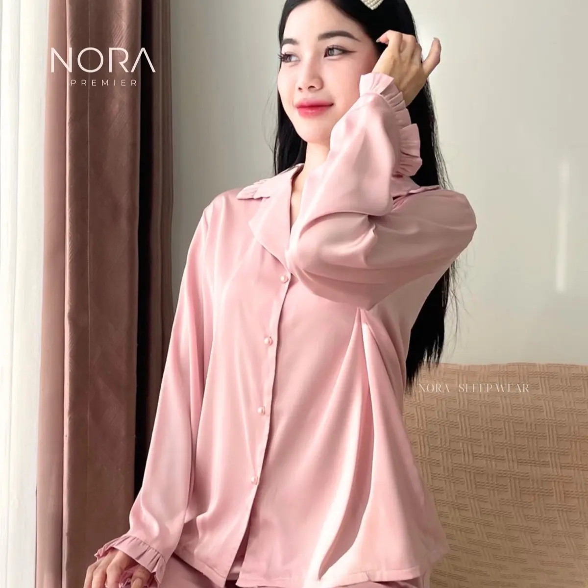 Pyjama lụa Latin hàn MS2509