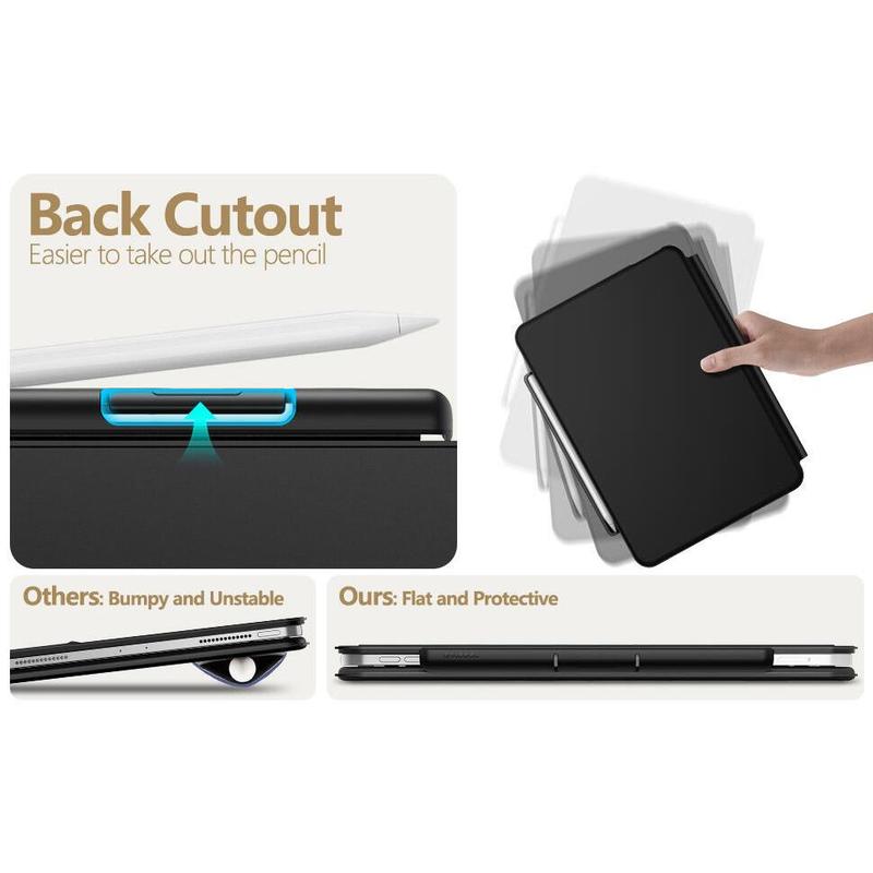 Product Introduction of [Cool Digital Store] 2nd Generation Compatible with Magic Keyboard Smart Folio Designed for Apple Pencil Holder 16