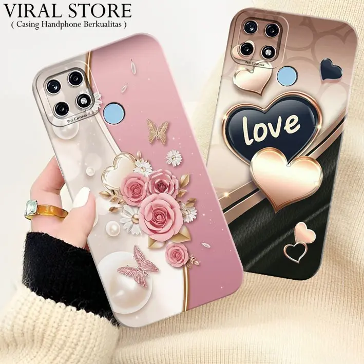 Case HP Realme C12 / C15 / C25 / C25s / Narzo 30A Softcase Pro Kamera Bumper Pelindung Hp Silikon Tpu Kesing Macaron Motif - Kesing Protect Camera - Case Pro Kamera - Casing Terbaru - Casing Murah - Casing Berkualitas - Casing Murah (Bisa Bayar Di Tempat)