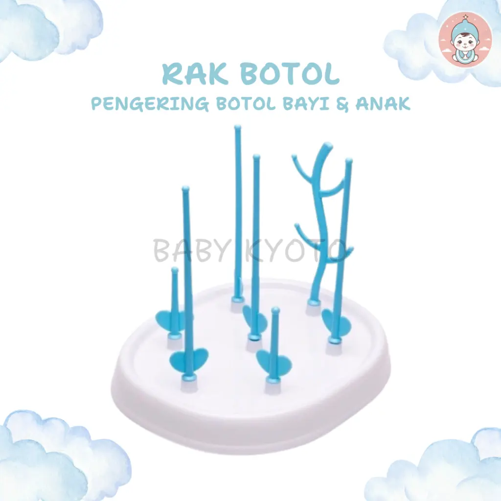 BK Rak Pengering Botol Susu Bayi Drying Rack Holder Baby Bottle