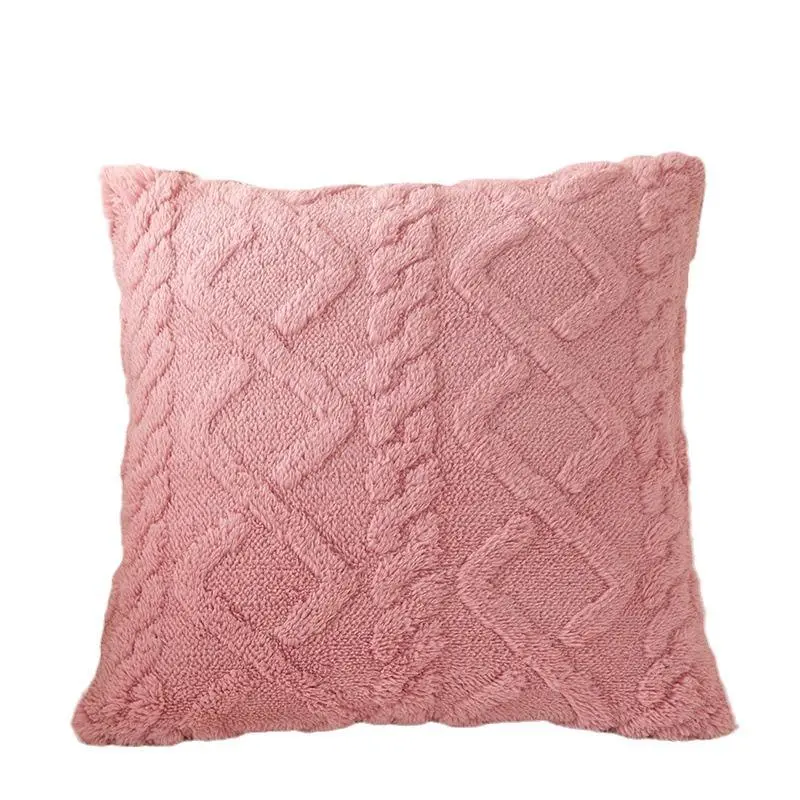 Vỏ Gối Nhồi Bông Màu Trơn Siêu Mềm, Thích Hợp Trang Trí Ghế Sofa Và Phòng Ngủ, Làm Bằng Nhung Kim Cương, Vỏ Gối Kê, Phát Hành Năm 2024 3