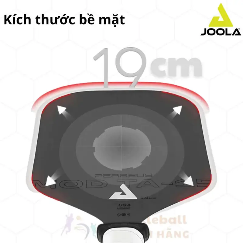 [Quét NFC] Vợt Pickleball Joola Perseus Mod TA-15 Pro Core 16mm Sợi Carbon Picklebal Công Thủ Toàn Diện 1