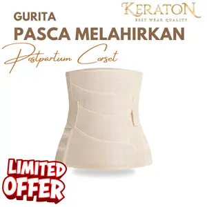 KORSET STAGEN DOUBLE BELT GURITA PENGECIL PERUT PASCA MELAHIRKAN