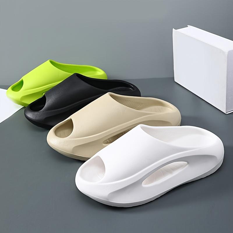 Product Introduction of Men's Summer Slippers Simple Versatile Outdoor Thick Sole Non-Slip Men's Sandals Casual Beach Slide Slippers 1