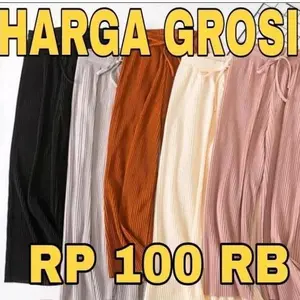 (FLASH SALE) CELANA KULOT WANITA  PLISKET LIDI TEBAL 100 RIBU DAPAT 5 PCS HARGA GORSIR VIRAL TIK TOK 2022