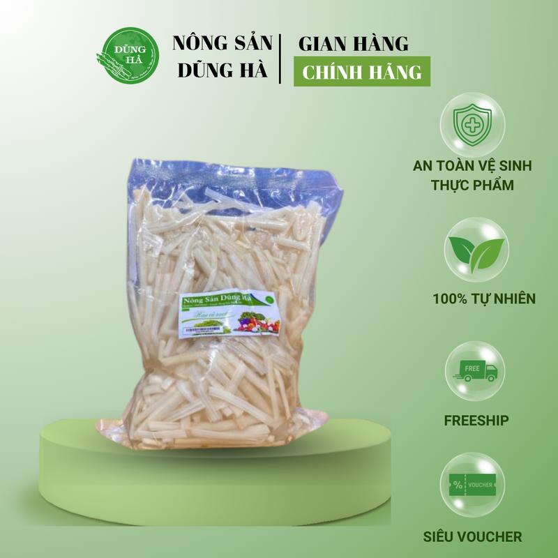 Ngó Sen ngâm sẵn chọn lọc, cắt lát sẵn đóng gói tiện lợi, nguyên liệu nhiều món ngon 0