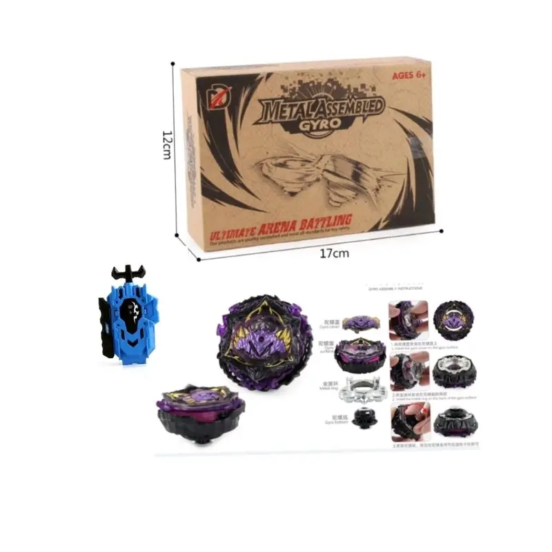 Đồ Chơi Con Quay Bùng Nổ Lucifer, B- 175, Beyblade, Đóng Hộp, Với Bộ Phận Điều Khiển Dây Kéo Đôi, Thiết Kế Ngầu 4