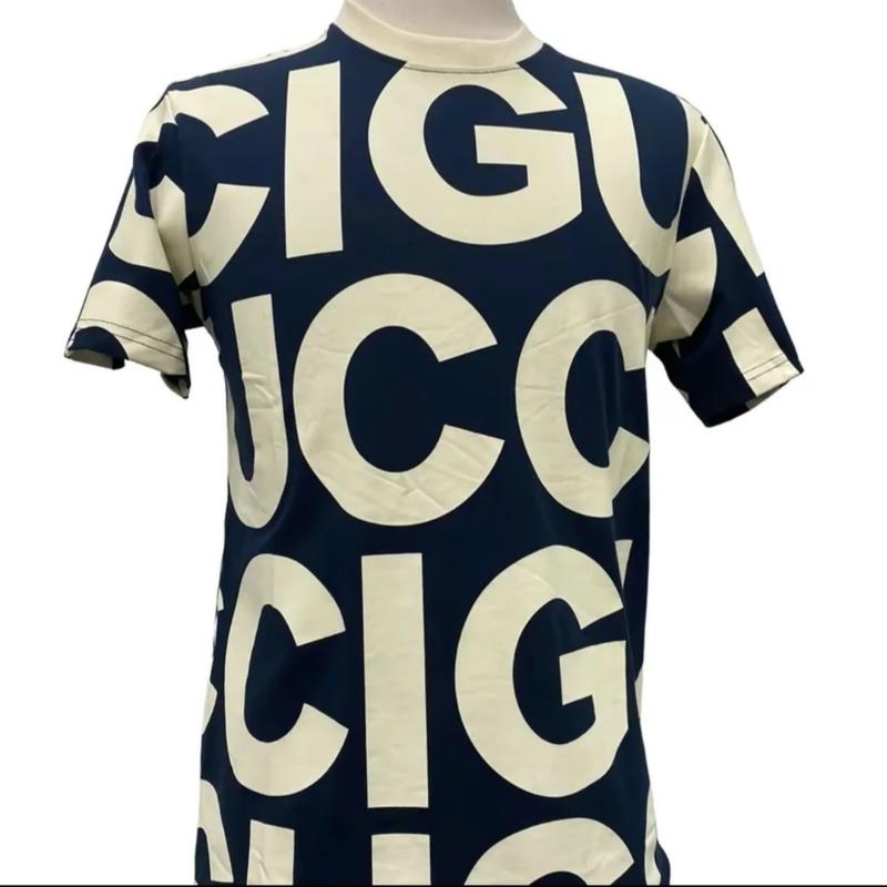 Áo phông nam nữ Premium Cotton in hoạ tiết chữ monogram than be tràn thân dày dặn boy phố AP372P Menswear Nhung Menswear Nhung Đen 3