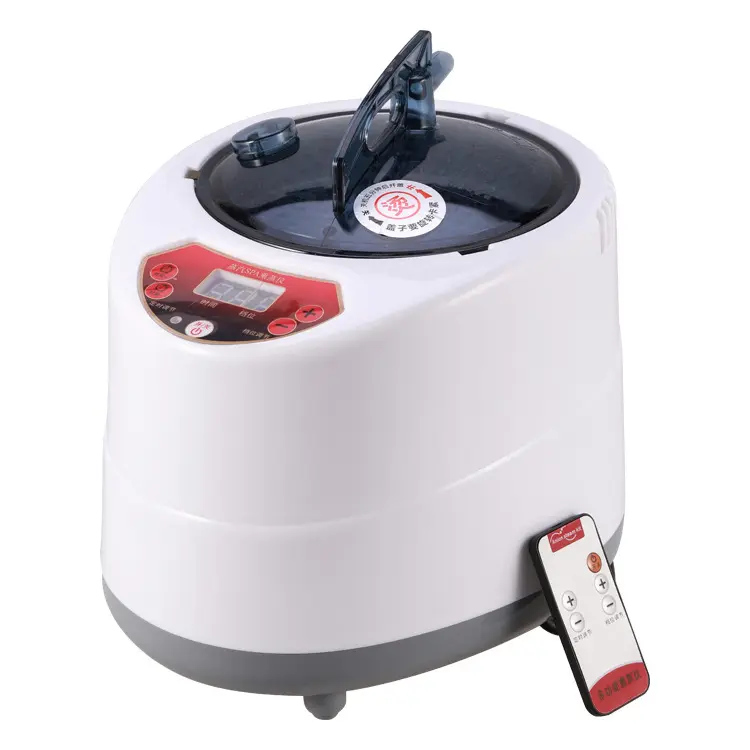 Nồi Xông Hơi Điện Tại Nhà Mini 2L 3L 4L Dùng Cho Gia Đình, Sau Sinh, Spa-Có Tích Hợp Remote 1