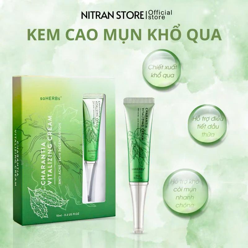 Kem Cao Khổ Qua – Hỗ Trợ Giảm Mụn - 10ml Skincare Kem Face Women Nữ Chăm Sóc Da Làm Đẹp Da  không chứa silicon Cho Bé Chăm Da Đón Tết