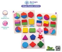 Gambar Shape Puzzle Mainan Anak / Mainan Edukasi  Puzzle Anak / Belajar Mengenal Bentuk Balok Kayu Permainan / Toys - A dari babiesfirst.id Kota Tangerang 1 Tokopedia