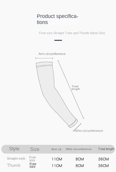 Product Introduction of [ Multi color optional wear ] Summer sun protection ice sleeves for men and women, ice silk sleeves, UV resistant breathable gloves, arm sleeves, cycling and driving arm sleeves 0