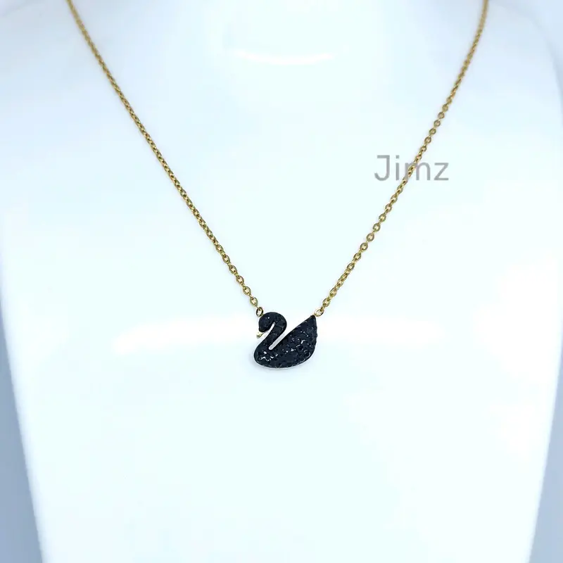 Kalung Titanium Bebek Angsa 1 Import Fashion Korea Anti Karat 1