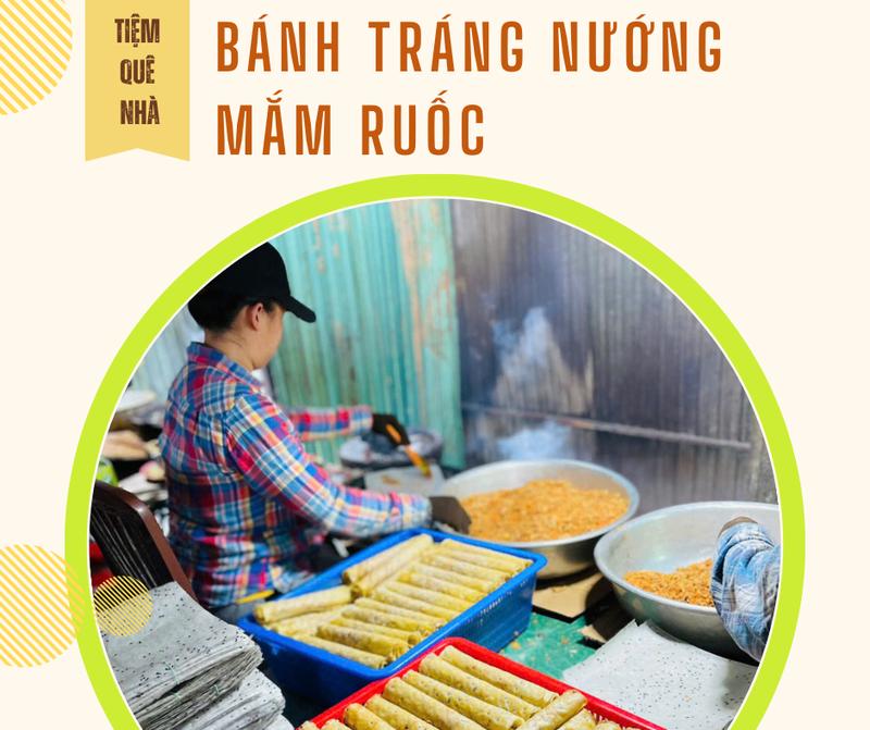 DEAL TRẢI NGHIỆM - Bánh tráng nướng mắm ruốc - Đặc sản Phan Rang - Tiệm Quê Nhà - Thức Ăn, Food Snack Ăn Vặt