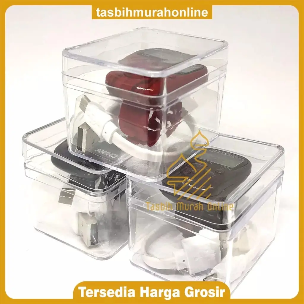 (SXH) Tasbih Digital LED + Rechargable 5 Channel + Kabel Cas (60628)