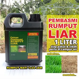 [bogorfarm] ISI ULANG PEMBASMI RUMPUT 1 LITER | Cairan Pembasmi Rumput & Gulma AMPUH SIAP PAKAI TIDAK PERLU DICAMPUR AIR