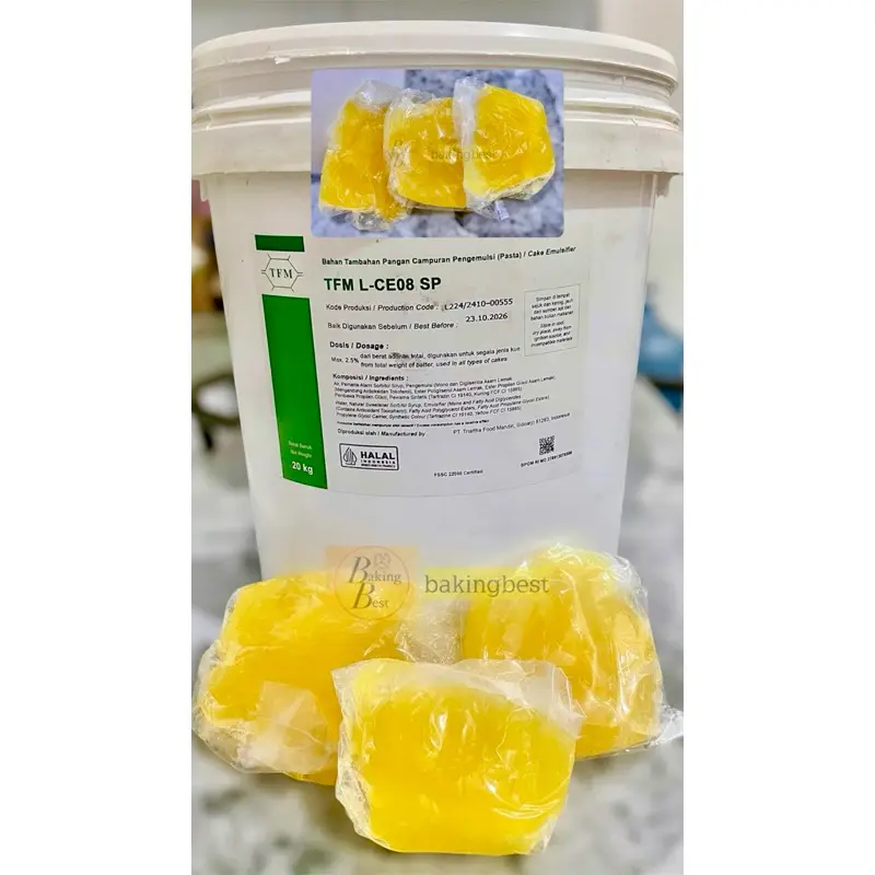 NEW ! SP REPACK TFM EKONOMIS Cake Emulsifier Halal Pengemulsi Kue (100 gr , 250 gr dan 500 gr) Asli 0