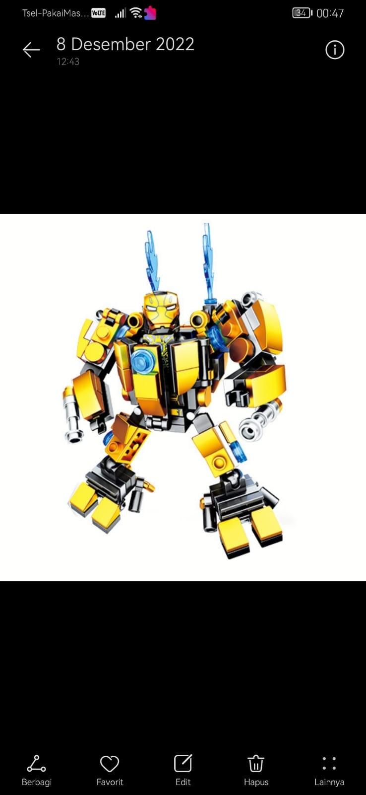 Product Introduction of Mainan anak action figure Avengers Ironman War Machine Brick Avengers Ironman Toy 1