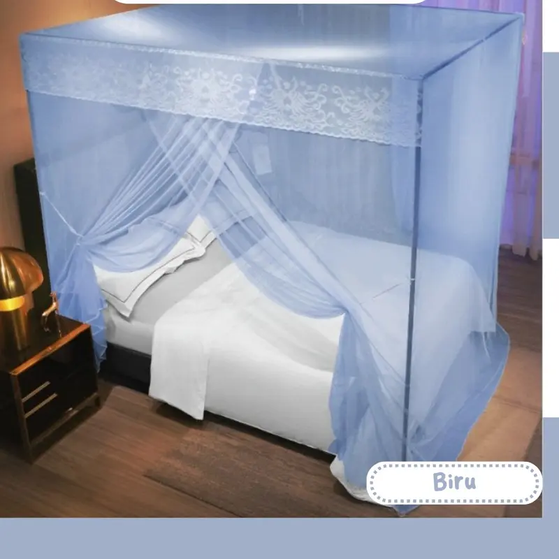Kelambu Tidur Anti Nyamuk Polos Ukuran 120x200cm 2