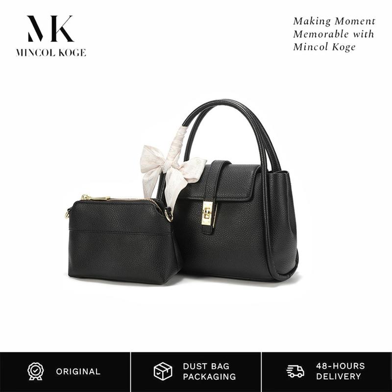 【MINCOL KOGE】(SYL-2002)-Tas Fashion Wanita PU Leather Selempang Sling Bag 0