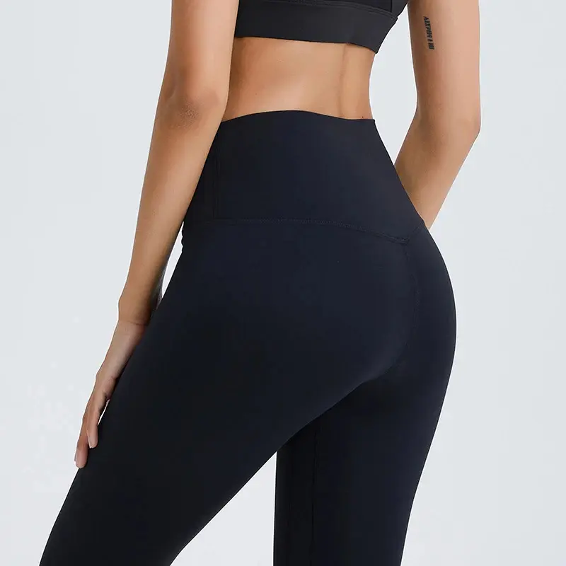 Hovekis Yoga Pants Women's Outer Wear Nude Feel Hip Lifting Thin Outdoor Fitness Pants