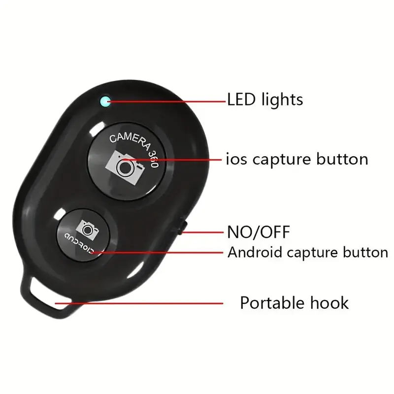 Camera Video Recording Video Blog Kit, Video Blog Kit with Camera & Microphone & Mini Tripod & LED Light & Phone Holder Clip, Suitable for Video Blogging 4