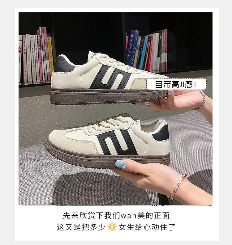 Product Introduction of Spring and Autumn Popular Sports Board Shoes Fashionable All-Matching Retro White Shoes German Training Shoes Casual Cortez Women's Shoes 19