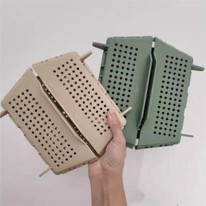 Rổ Thoát Nước Chậu Rửa, Mới Và Có Thể Gập Lại, Giỏ Đựng Đồ Nhà Bếp, Giá Thoát Nước Bên Hông Bồn Rửa, Thích Hợp Để Giặt Rau Củ Quả, Q-Men