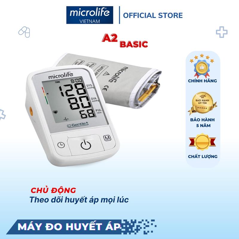 Máy Đo Huyết Áp Bắp Tay MICROLIFE BP A2 BASIC Dễ Sử Dụng Bảo Hành 5 Năm Chính…