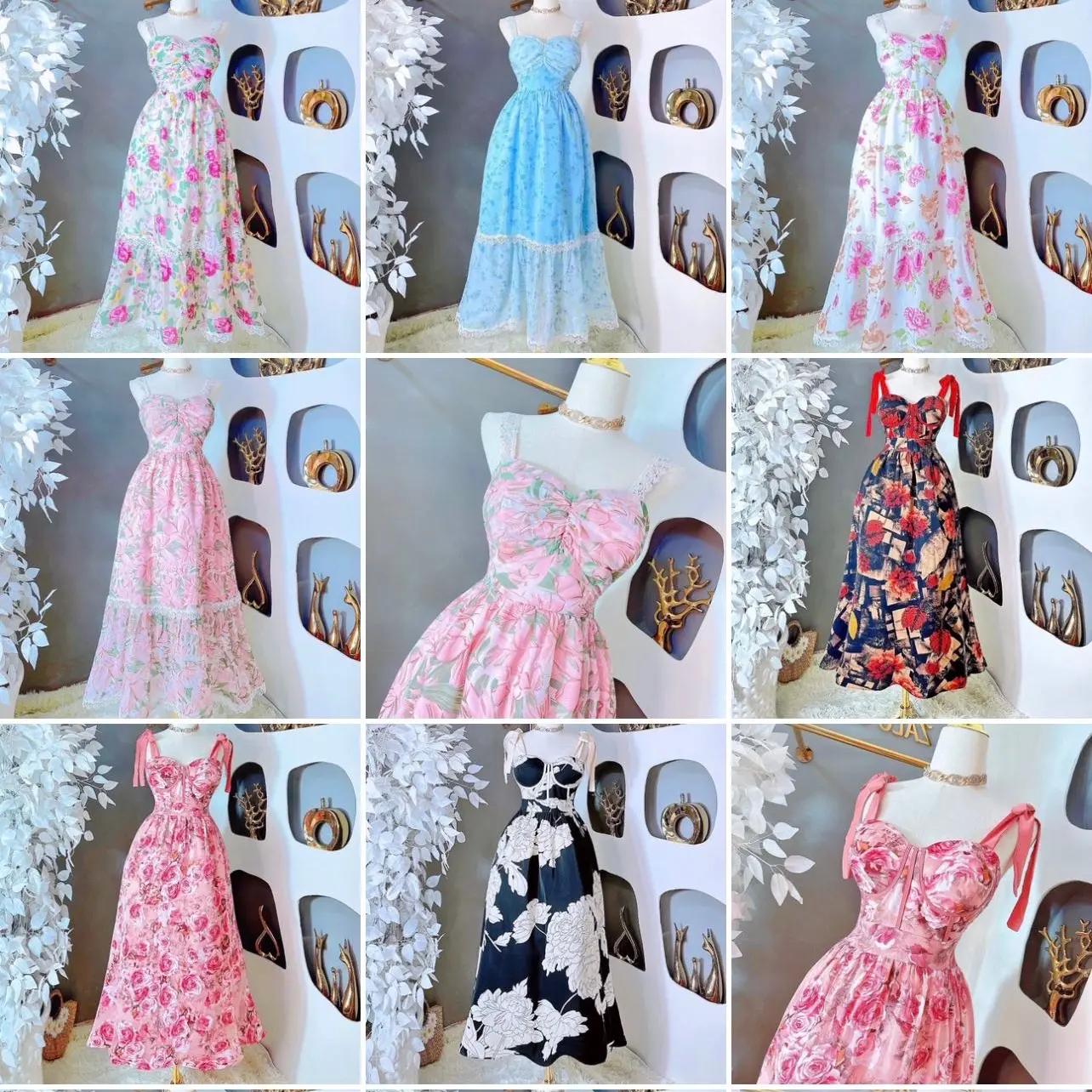 Vietnam Padded Dress (CHECK OUT ONLY)