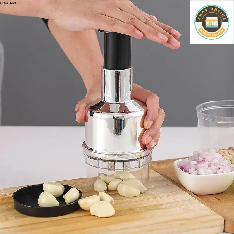98 Dụng Cụ Dập, Xay Hành Tỏi, Ớt Nhà Bếp Bằng Nhựa Và Thép Không Gỉ