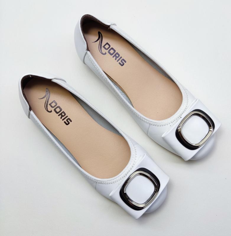 Giày Búp Bê Đế Xuồng 3cm Da Thật Khoá Tròn DORIS DR303 Mùa đông Nhung Shoes Giày Bệt Nữ