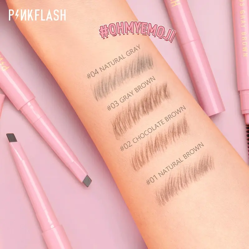 pinkflash pink flash eyebrow pensil alis eye brow matic 1