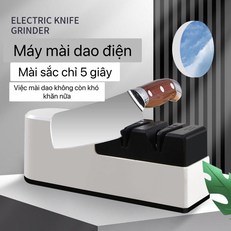 Máy Mài Dao Điện Tự Động 4 Rãnh Mẫu Mới Cao Cấp Đa Năng Nhanh Hơn Và Sắc Hơn