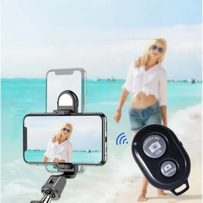 Điều Khiển Từ Xa Bluetooth Selfie, Tương Thích Với Nhiều Giá Đỡ Điện Thoại Và Nhiều Mẫu Điện Thoại Thông Minh