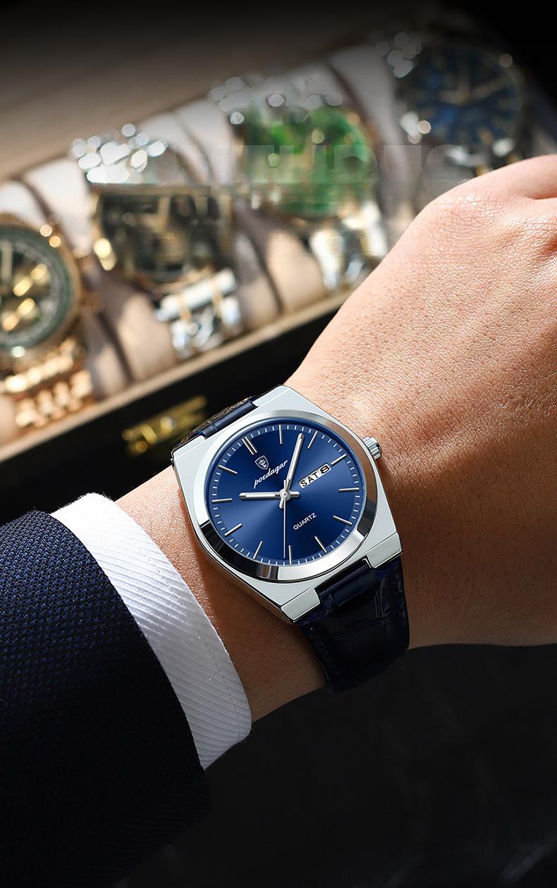 Product Introduction of Ultra-Thin Men's Watch Waterproof New Quartz Watch Men chuan  watch 5