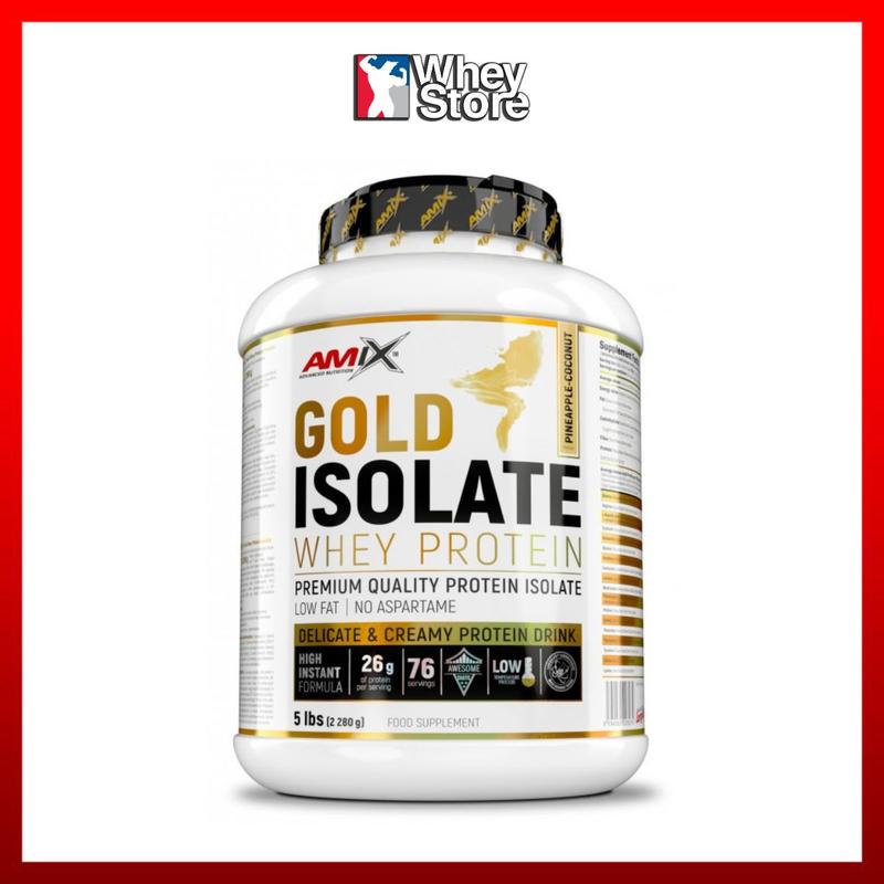 Bột Uống Bổ Sung Protein Amix Gold Whey Protein Isolate 5lbs│ WHEYSTORE