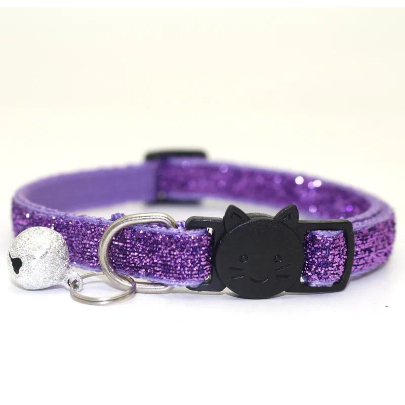 Product Introduction of Cat Collar Colors Reflective Breakaway Neck Ring Necklace Bell Pet Products Safety Elastic Adjustable with Soft Material 11