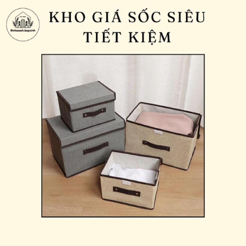 Hộp Vải Đựng Đồ Thùng Đựng Quần Áo, Đồ Lót, Đồ Dùng Đồ Chơi Đa Năng Bằng Vải…