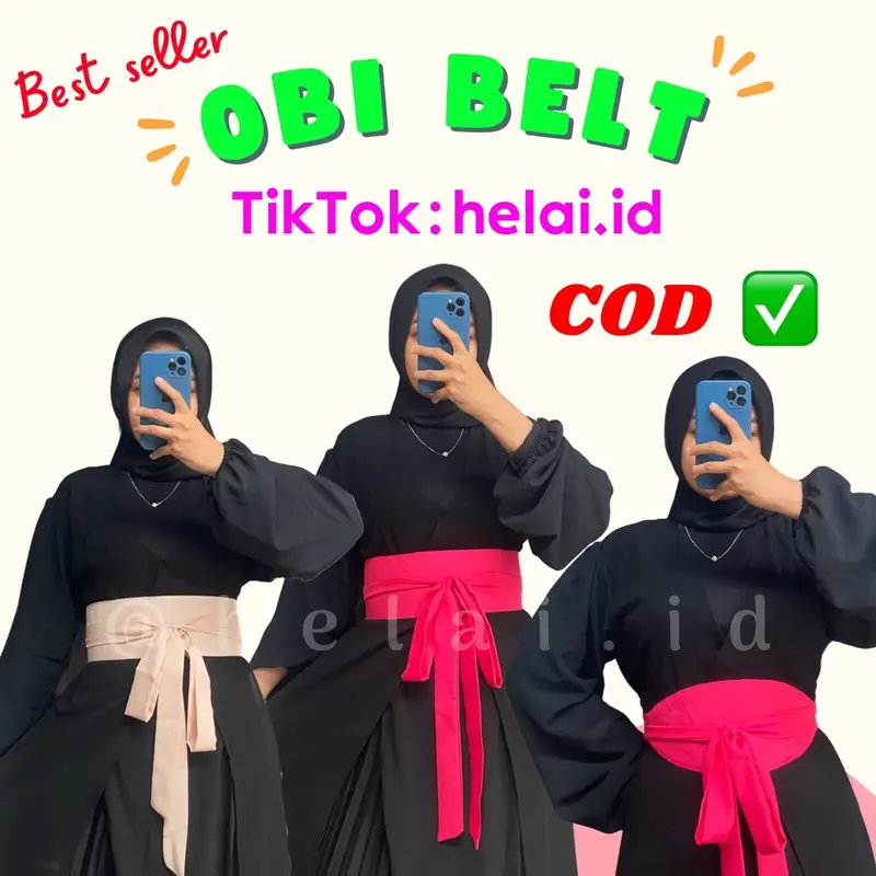 OBI BELT WANITA KAIN TERBARU 2