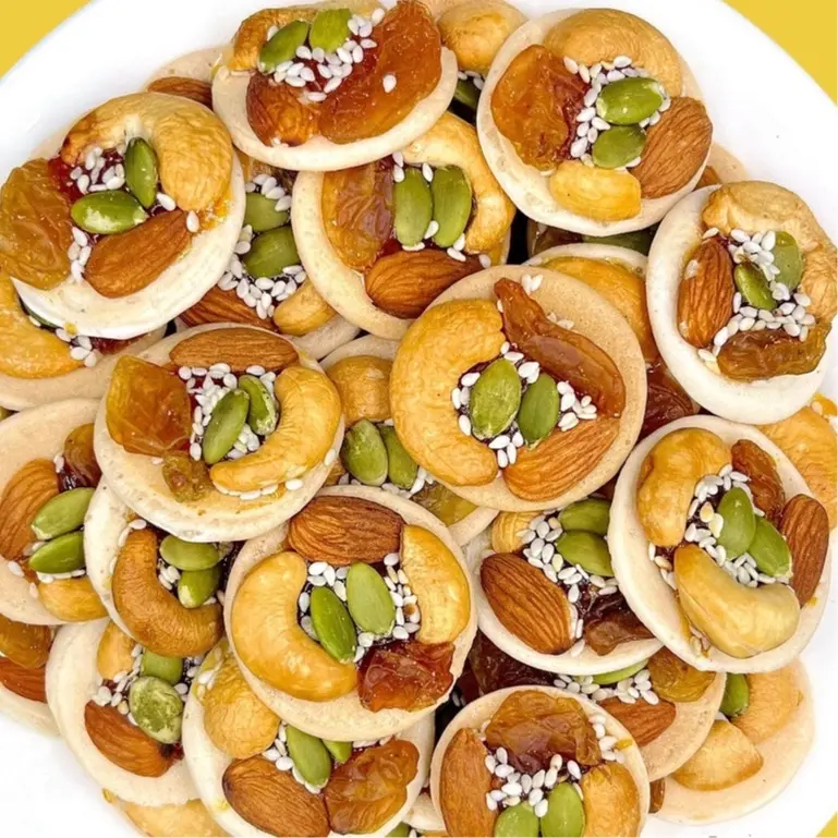 Bánh tròn đồng tiền mix hạt dinh dưỡng 2