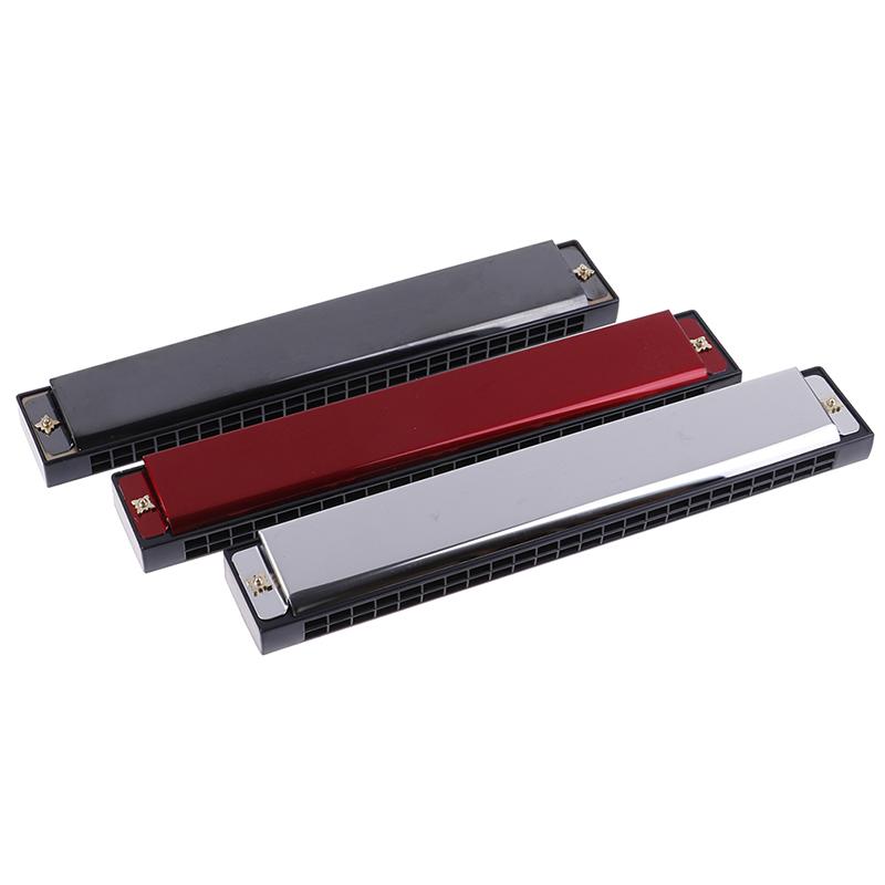 Product Introduction of [zfe]Professional 24 Hole harmonica key C mouth metal organ for beginners 15