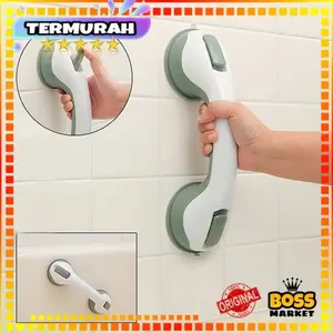 Pegangan Tangan Kamar Mandi Handle Suction Bathtub Portable Anti Licin Helping Handle Untuk Orang Tua Atau Disabilitas Plastik