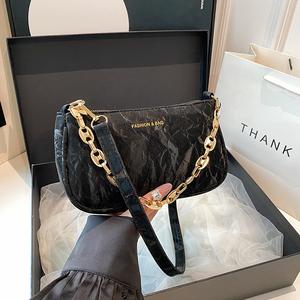 Beg Rekaan Niche untuk Wanita, Fesyen Trendi Baru Musim Luruh, Beg Selempang Personaliti Cantik, Beg Persegi Kecil Rantai Bahu Tunggal Bags Crossbody