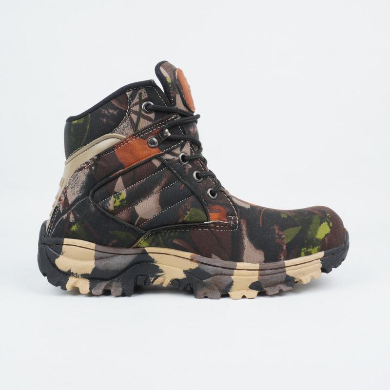 SEPATU DLTA CAMO LORENG 6INC BOOTS SAFETY TOURING TRAKING KERJA PROYEK LAPANGAN UJUNG BESI Shoes Pria 0
