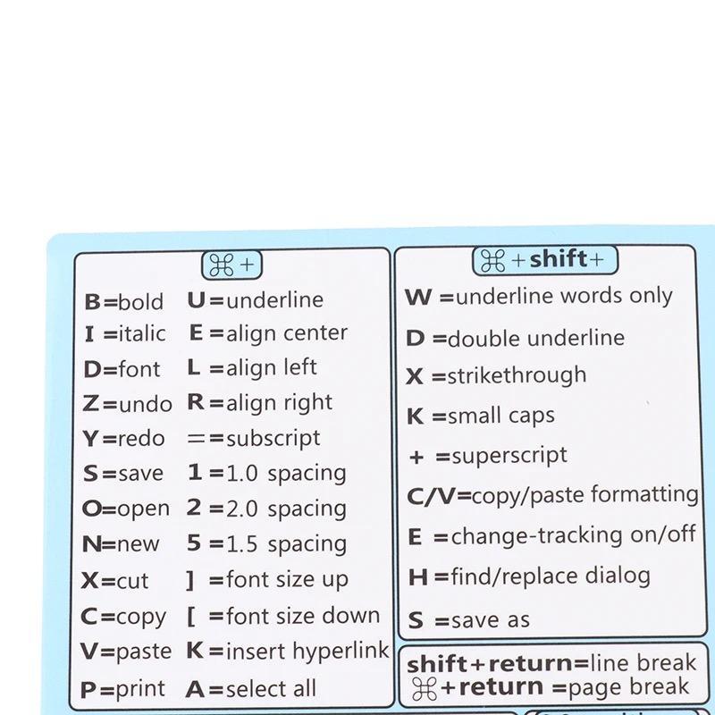 Universal Quick Reference Guide for Laptop, Windows PC Reference Keyboard Shortcuts Sticker, Tablet & Computer Accessories 3
