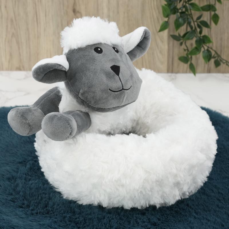 The Magic Toy Shop Draught Excluder Novelty White Sheep Design 3