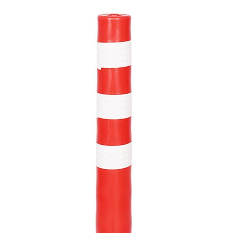 Product Introduction of Reflective Pipe Warning Post Parking Barrier Pole Safe Bollard Post for Industrial Storefront Sidewalks Traffic Area Hotels 1
